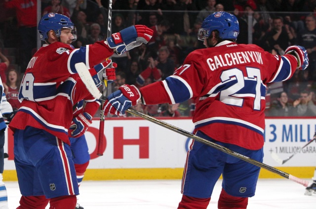 Montreal Canadiens free agents Andrei Markov and Alex Galchenyuk
