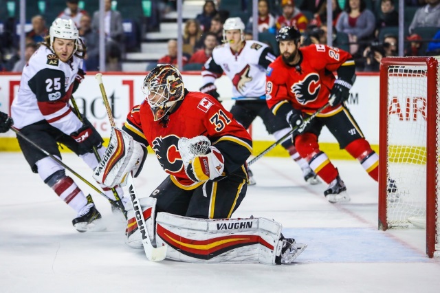 Chad Johnson could end up back with the Calgary Flames as a free agent
