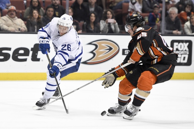 The Toronto Maple Leafs are one of the teams interested in Ducks defenseman Sami Vatanen