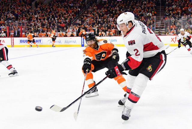 Ottawa Senators defenseman Dion Phaneuf submits new list of teams he'd accept a trade to