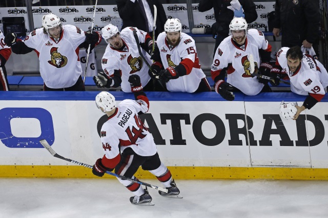 The Ottawa Senators and Jean-Gabriel Pageau agree on a three-year deal