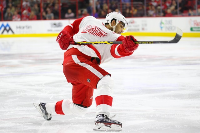 Detroit Red Wings RFA Andreas Athanasiou has a KHL offer