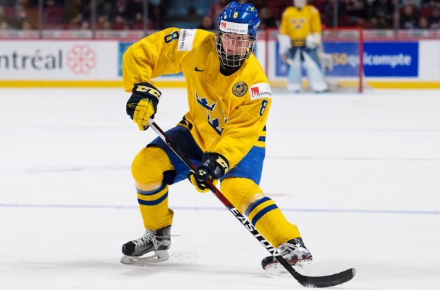 Rasmus Dahlin is one of the top 2018 NHL draft prospects