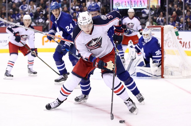 Josh Anderson and the Blue Jackets don't appear to be close