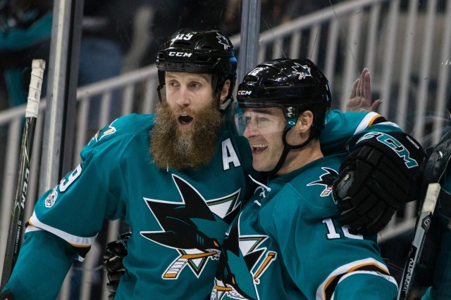 Joe Thornton and Patrick Marleau talked about playing for the Toronto Maple Leafs