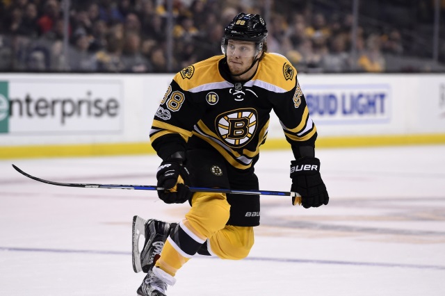 David Pastrnak and the Boston Bruins talking about an eight-year deal
