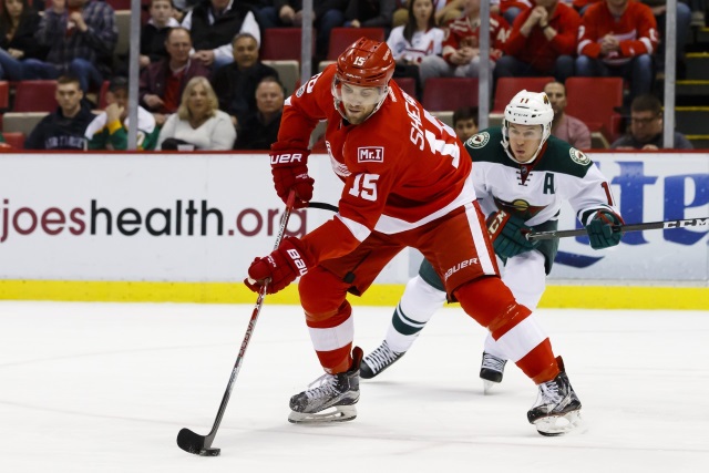 Riley Sheahan could be one potential trade chip for the Detroit Red Wings