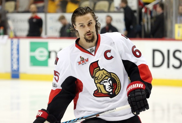 Erik Karlsson is expected to return to the Ottawa Senators lineup this week