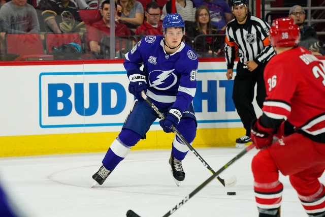 The Tampa Bay Lightning could look to move a defenseman, as they are carrying eight to start the season