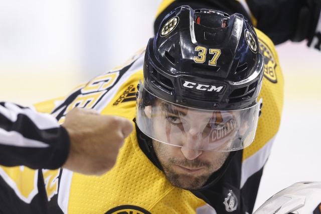 Bruins rule Patrice Bergeron out for Wednesday