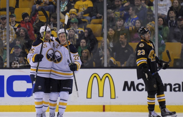 The Buffalo Sabres could be making Matt Moulson and Johan Larsson available for trade.