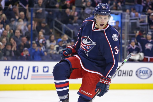 Josh Anderson and the Columbus Blue Jackets agree on a three-year deal