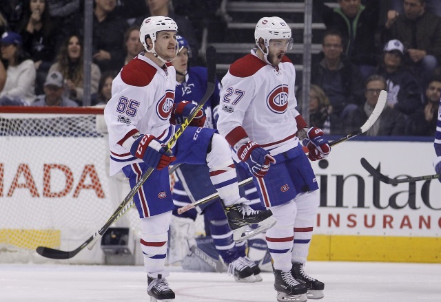 The Montreal Canadiens might consider trading Andrew Shaw. The trade value for Alex Galchenyuk is real low