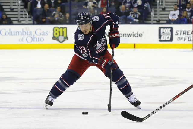 Cam Atkinson signs a seven-year contract extension with the Columbus Blue Jackets