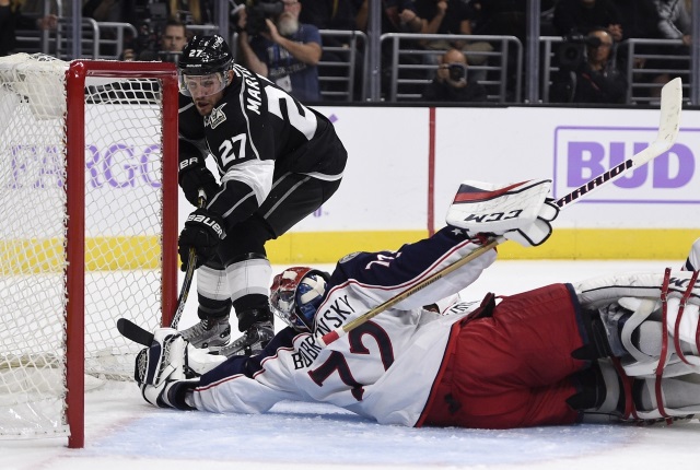 The Los Angeles aren't looking to move Alec Martinez or Jake Muzzin for scoring help anymore.