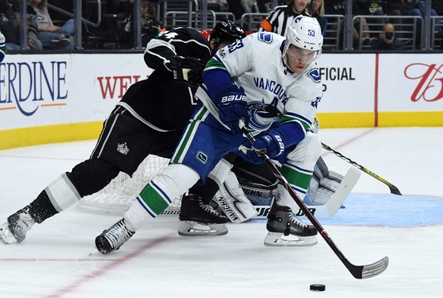 The Vancouver Canucks Bo Horvat could be out for up to six weeks