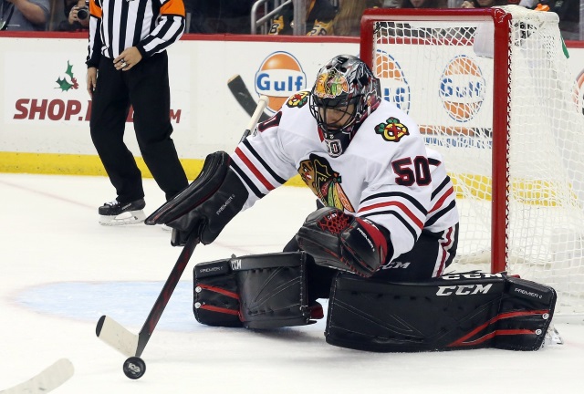 Chicago Blackhawks Corey Crawford could be ready to return