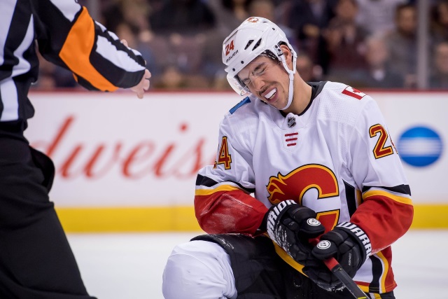 Give the Calgary Flames need for some change to their blue line and their salary cap situation, bringing Travis Hamonic back may not make sense.