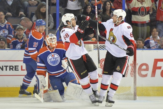 The Edmonton Oilers may be interested in Ottawa Senators forward Mike Hoffman