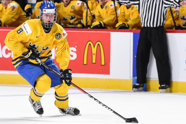 Rasmus Dahlin hasn't disappointed at the World Junior Championships thus far.
