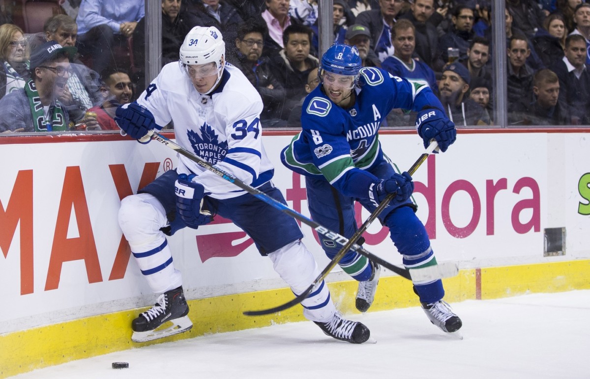 The Toronto Maple Leafs may be more interested in Chris Tanev than Erik Gudbranson