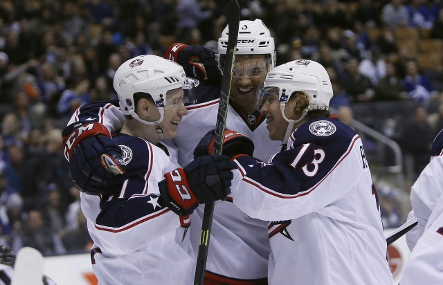 Columbus Blue Jackets Cam Atkinson and Brandon Dubinsky skated yesterday and are progressing.