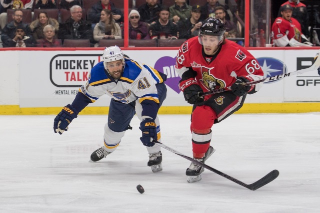 NHL trade deadline buyers: The St. Louis Blues have been linked to Mike Hoffman