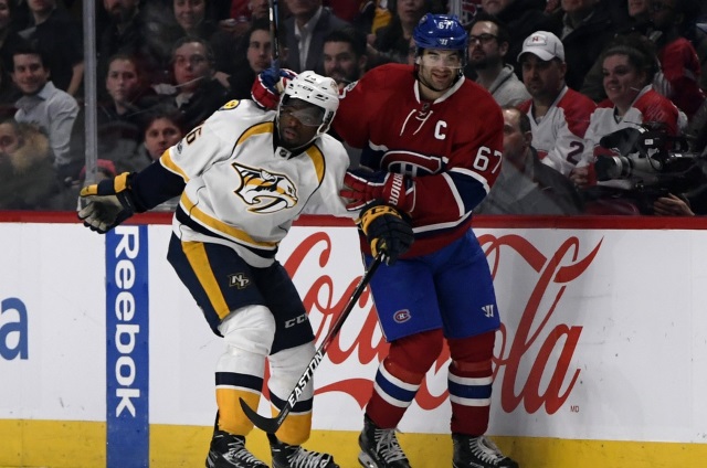 The Nashville Predators could be one of the teams that would interested in Montreal Canadiens Max Pacioretty.