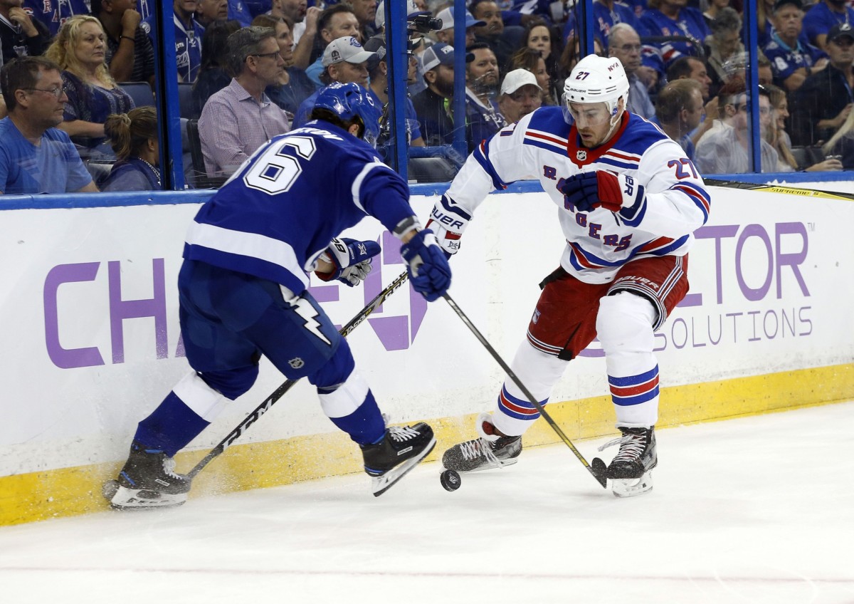 The Tampa Bay Lightning and New York Rangers could be talking about Ryan McDonagh