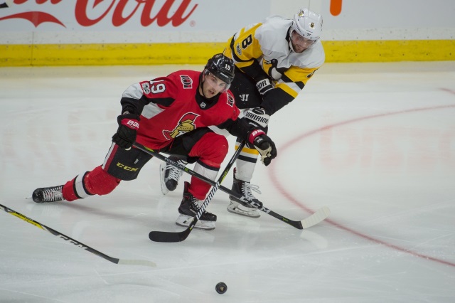 The Ottawa Senators trade Derick Brassard to the Pittsburgh Penguins
