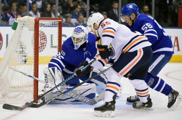 The Toronto Maple Leafs are one of the teams interested in Oilers Mark Letestu