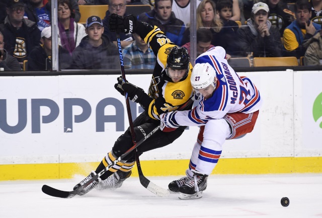 The Boston Bruins and New York Rangers could be talking about Ryan McDonagh