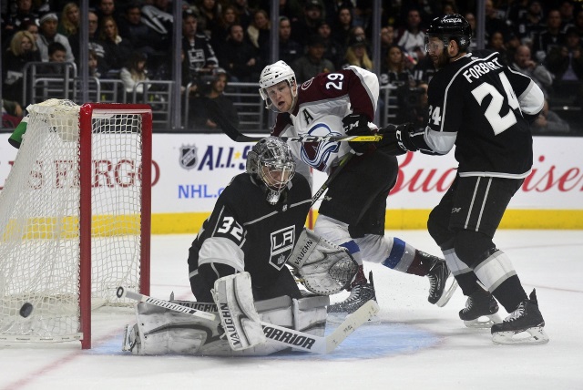 Jonathan Quick activated from the IR. Nathan MacKinnon out two to four weeks.