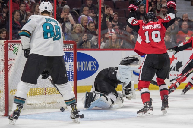 Are the San Jose Sharks interested in Ottawa Senators center Derick Brassard?