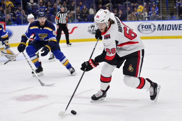 The St. Louis Blues and Ottawa Senators could be talking about Mike Hoffman and Derick Brassard.