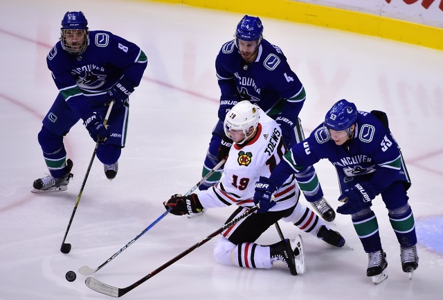 Vancouver Canucks and Chicago Blackhawks