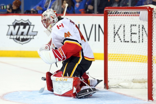 Do the Calgary Flames look to trade for a goaltender before the deadline?