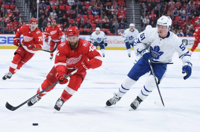 The Toronto Maple Leafs are reportedly interested in Luke Glendening.