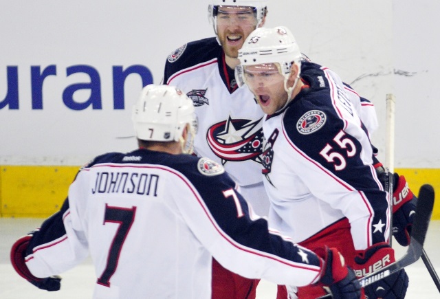 Columbus Blue Jackets won't trade Jack Johnson if they don't like the offers.