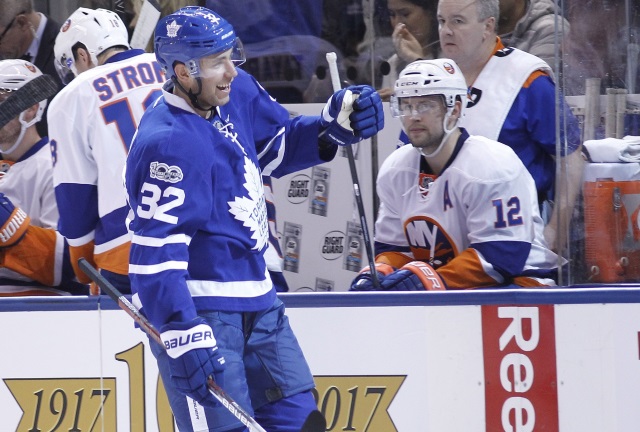 Toronto Maple Leafs GM Lou Lamoriello said Josh Leivo didn't ask for a trade.