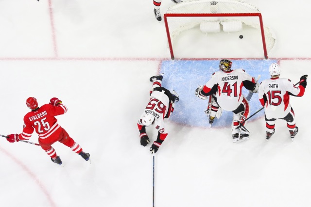 Teams are calling the Ottawa Senators about Zack Smith. The Senators priority is to keep Erik Karlsson