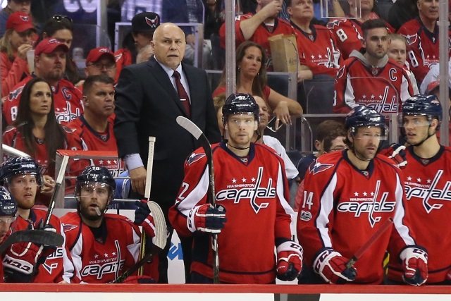 Barry Trotz's future with the Washington Capitals is uncertain.