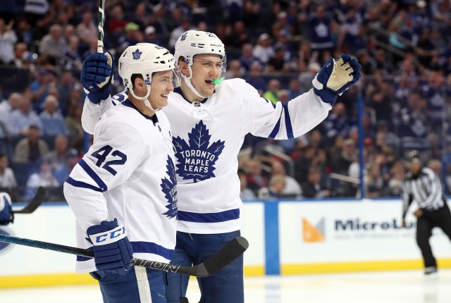 Could James van Riemsdyk and Tyler Bozak sign with the same team this offseason?