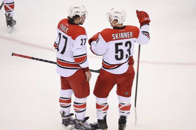 If the Carolina Hurricanes move Jeff Skinner and/or Justin Faulk may depend on the new GM.