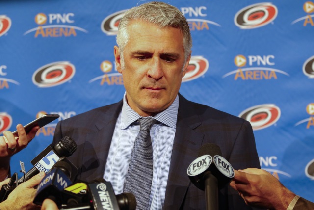 Ron Francis has been removed as the Hurricanes GM, but now their President of Hockey Ops.