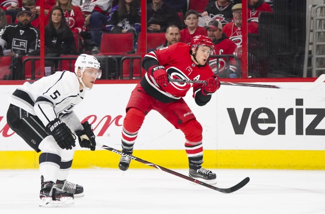The Carolina Hurricanes could make Jeff Skinner available and the Los Angeles Kings would be interested.