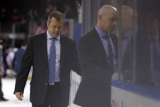 The New York Rangers have fired head coach Alain Vigneault.