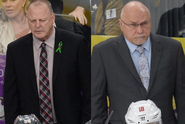 Stanley Cup Final head coaches Gerard Galland and Barry Trotz
