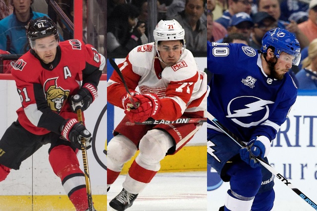 Three Pending NHL restricted free agents: Mark Stone, Dylan Larkin, J.T. Miller