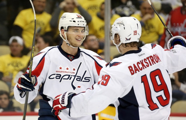 The status for Capitals Nicklas Backstrom and Andre Burakovsky for Game 1 is not known yet.